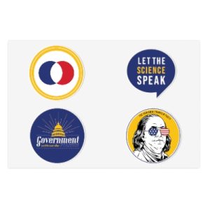 Benjamin Franklin Party Stickers
