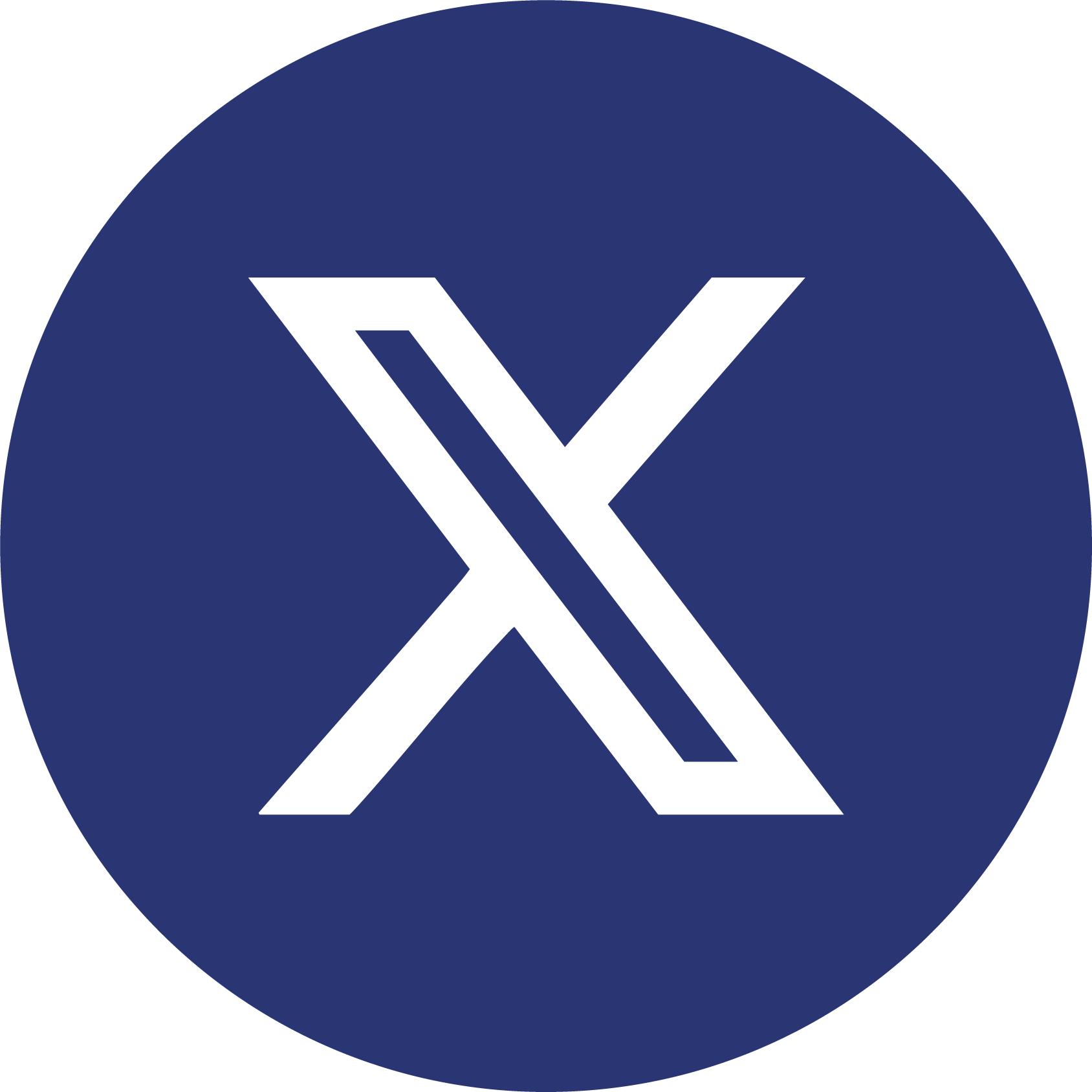 blue-white x logo